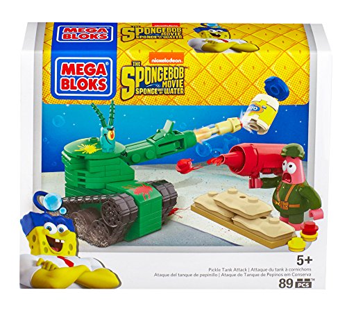 Mega Bloks SpongeBob Pickle Tank Attack Building Set - Thumbnail 4