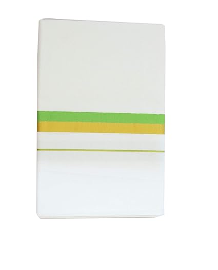 Men's Pure Cotton Dhoti(119_White_2m)