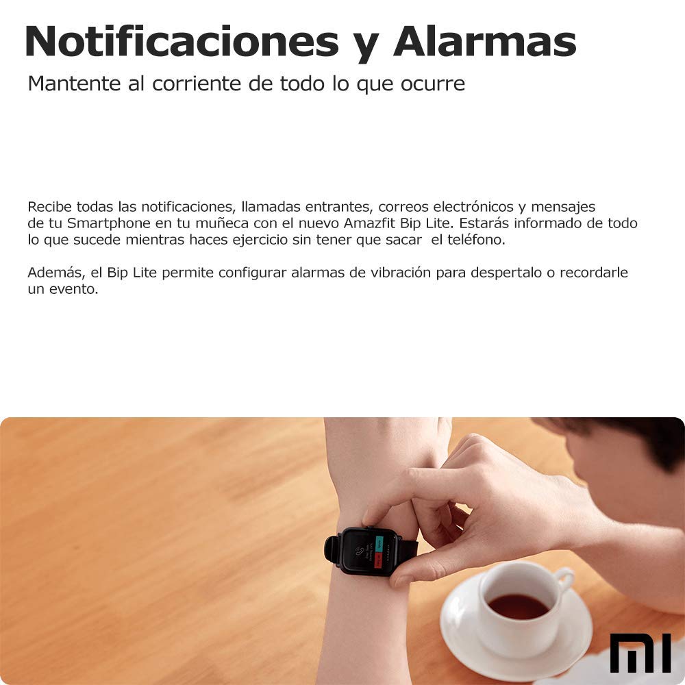 Rosa Xiaomi Amazfit Bip Lite SmartWatch Monitor de Actividad Fitness  Resistente al Agua 30 Metros Pulsómetro Modos Deportivos Reacondicionado  Versión Internacional - 45 días de Batería Comunicación móvil y accesorios  Electrónica futakuchi-hakata.com