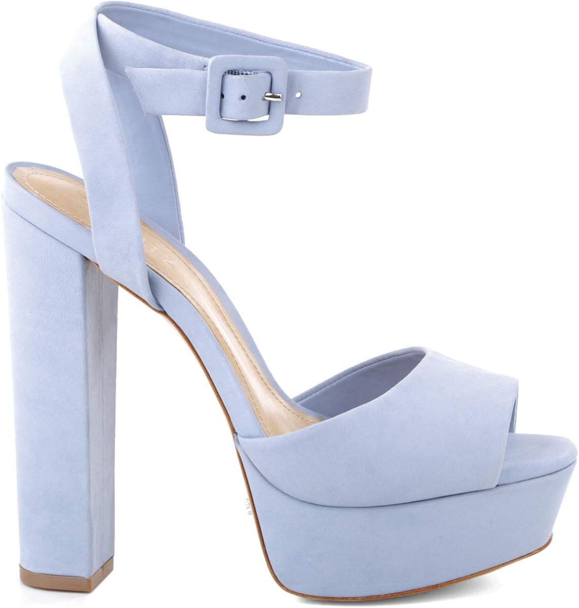 baby blue sandal heels