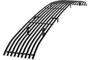 APS Premium Stainless Steel Black Billet Grille Grill Insert Compatible with Chevy Blazer & S-10 1994-1997 Main Upper N19-H33258C