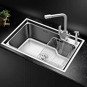 Fregadero de Cocina, Solo vaso del fregadero de cocina con total