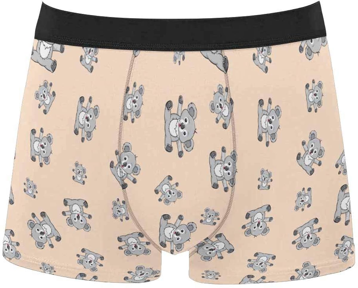 InterestPrint Men's Lightweight Breathable Boxer Classic Briefs