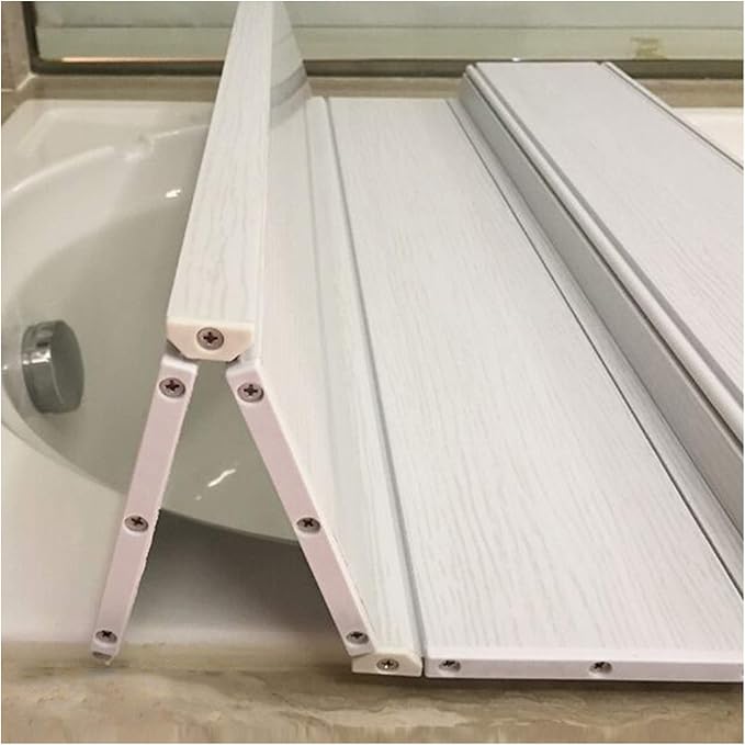 LIQICAI Bathtub Cover, Waterproof Folding Bathtubs Trays Insulation