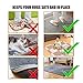 GORUNNY Rug Gripper 16PCS Anti Curling Rug Gripper Keeps Your Rug in Place & Makes Corners Flat. Premium Carpet Gripper Renewable Gripper Tape – Ideal Anti Slip Rug Pad Your Rugs