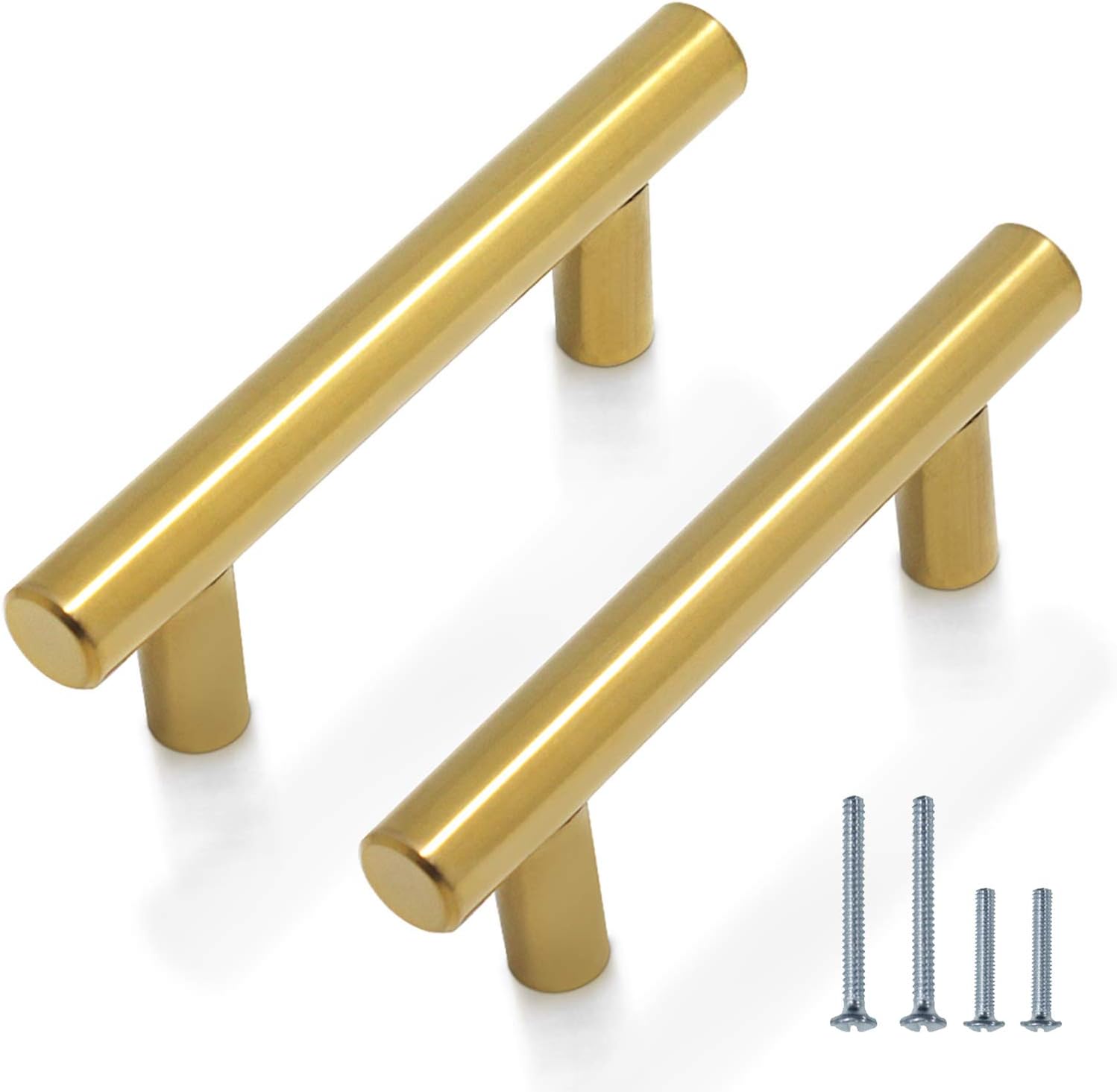 10 Pack 76mm Kitchen Cupboard Handles Stainless Steel Kitchen