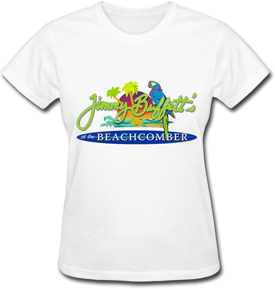 Jimmy Buffett At The Beach Women T Shirt White Clothing