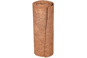 Natural Coconut Fiber Reptile Carpet & Plant Pot Mat Roll, Non-Slip Mat for Gardens, 30x100CM