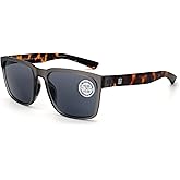 V.W.E. Lightweight Men Progressive Bifocal Reading Sunglasses – No Line, No Bubble – Zero Power on Top, UV Protection CR02