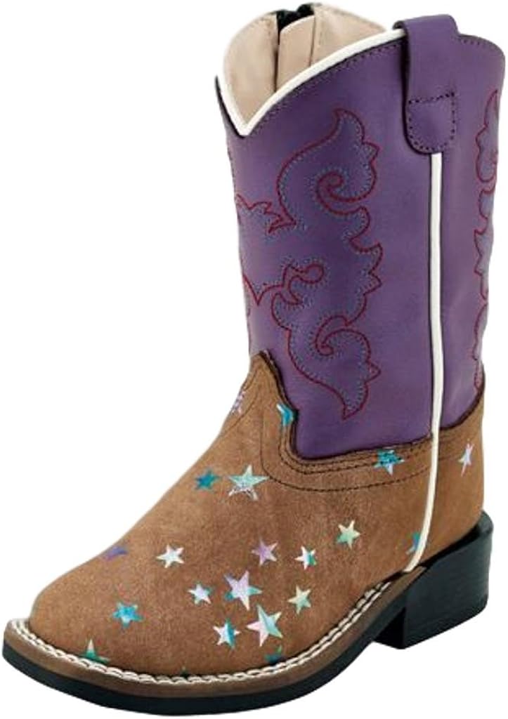 little girl purple cowboy boots