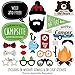 Big Dot of Happiness Happy Camper - Camping Photo Booth Props Kit - 20 Count