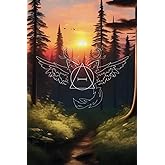 Alterhuman - Therian Notebook | Paperback Ruled Journal for Writing Drawing | Lined Daily Notes: Sunset in a Forest Cover | Subtle Therian Community Symbol