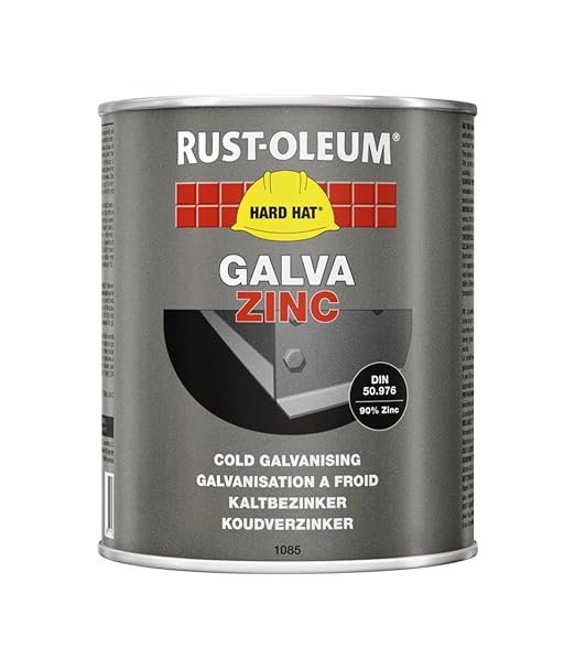 RUSTOLEUM 1085.1 Hard Hat Galva Zinc, The No. 1. Zinc Coating, Matt grey Amazon.co.uk