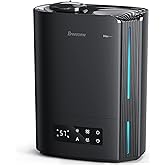 BREEZOME 6L Humidifiers for Bedroom Large Room & Essential Oil Diffuser, Ultrasonic Top Fill Cool Mist Humidifiers for Baby, 