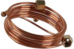 Oil Pressure Gauge Line Kit, 72'' Mechanical Oil Pressure Gauge Tubing Kit SE-AG96 3224 82553-F Oil Pressure Copper Tubing In