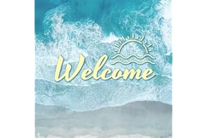 Visitor Guest Book Welcome Beach: Sign in Book for Hotels, B&B, Airbnb, VRBO, Guest Houses, Motels, Cabin, Cottage & Villa Visitors. Welcome Beach Sun Design
