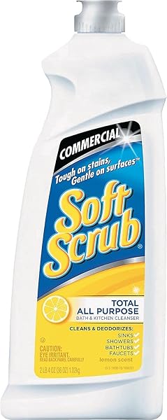 SOFT SCRUB ALL PURPOSE COMMERCIAL SURFACE CLEANSER, LEMON, 36 FLUID OUNCES