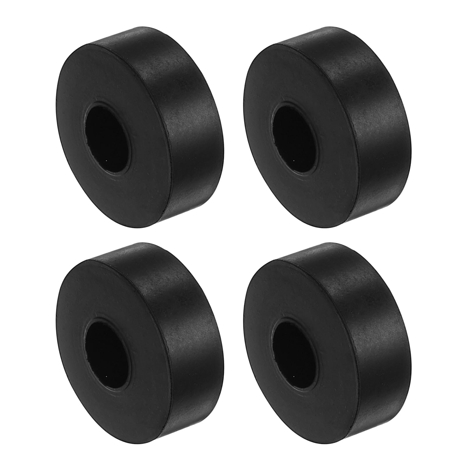 Kozelo 4pcs Rubber Spacer [8x50x50mm] Anti Vibration Isolation Pads, for Home Cars Boat Accessories, Neoprene, Black