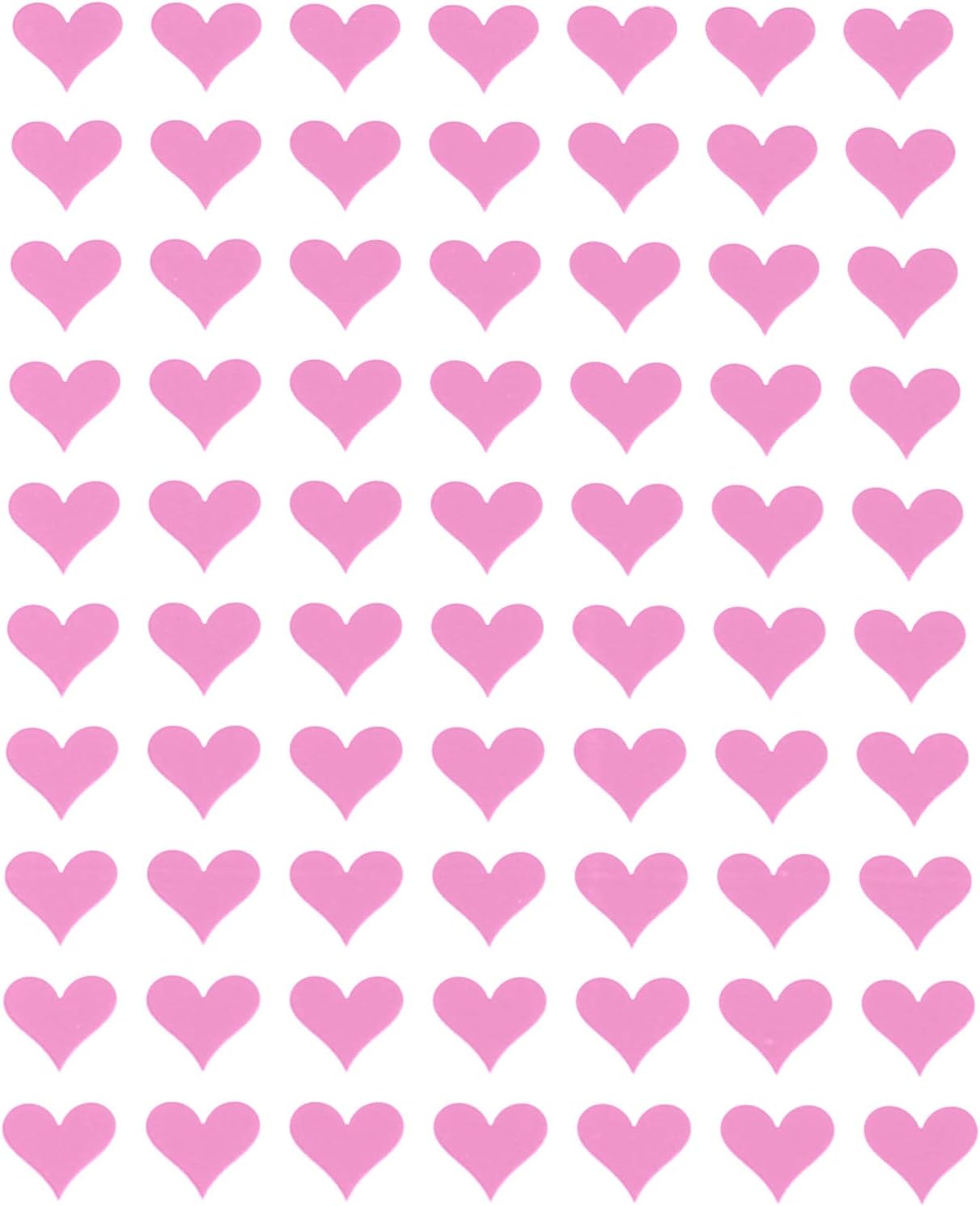 Royal Green 13MM (1.3cm) Pastel Pink Hearts Sticker Envelope Seals Love Decorative Crafting and Scrapbooking Labels 1050 Pack