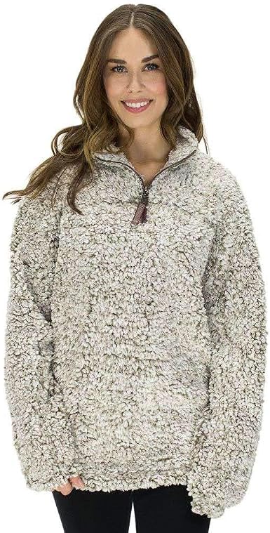 True Grit Quarter Zip Sherpa Pullover 
