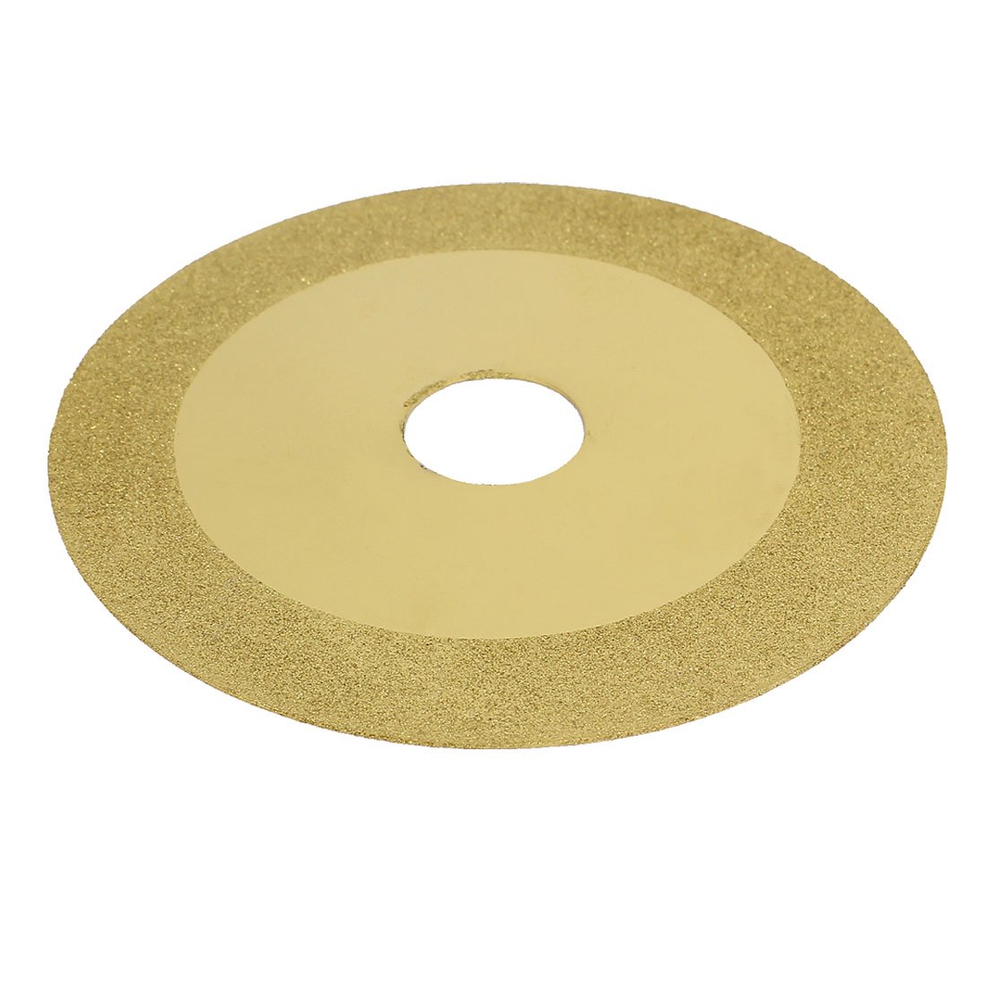 sourcingmap 100mm Diamond Coated Grinding Disc Glass Tile Cutting Wheel Gold Tone