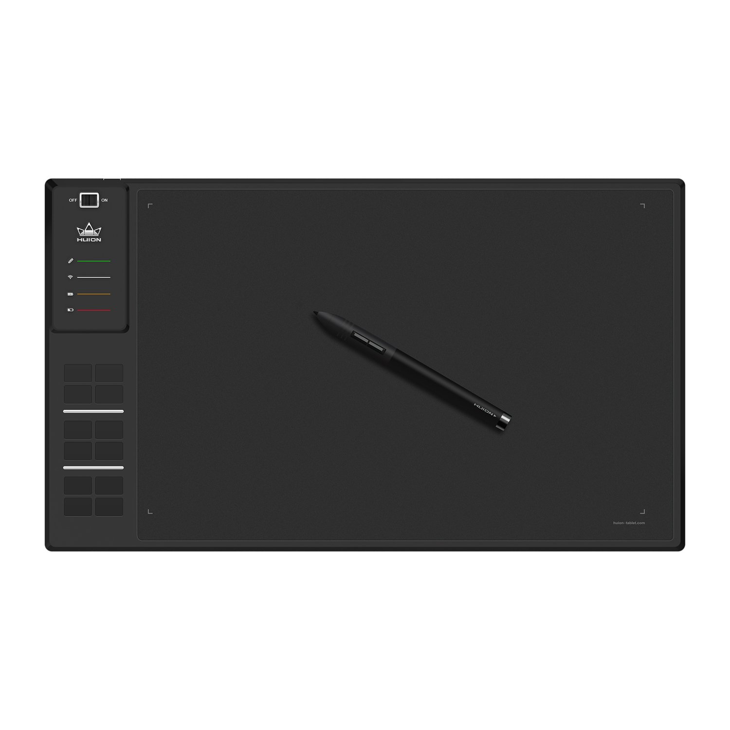 HUION Giano WH Tableta Gráfica Inalámbrica Tamaños Grandes Con Memoria USB GB