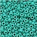 Toho Round Seed Beads 8/0 #55 'Opaque Turquoise' 8 Gram Tube