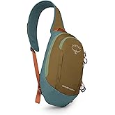 Osprey Daylite Earth Shoulder Sling for Men and Women, Histosol Brown/Cascade Blue
