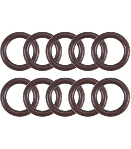 Uxcell 100-Pack Nitrile Rubber O-Rings – 9mm OD X 6mm ID X 1.5mm Width, 70A Hardness, Metric Sealing Gasket For Pumps, Faucets, Valves
