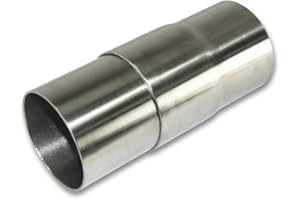 STAINLESS HEADERS MFG INC. Stainless Headers Mfg. 2.5”( 2 1/2") Stainless Slip Joint Exhaust Header Muffler Adaptor - American Made