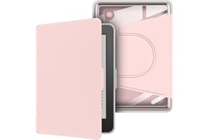 Magnetic Detachable Case for Kobo Clara Colour/2E/BW | Acrylic Back & Vegan Leather | Auto Wake/Sleep | 2-in-1 Design with Bu