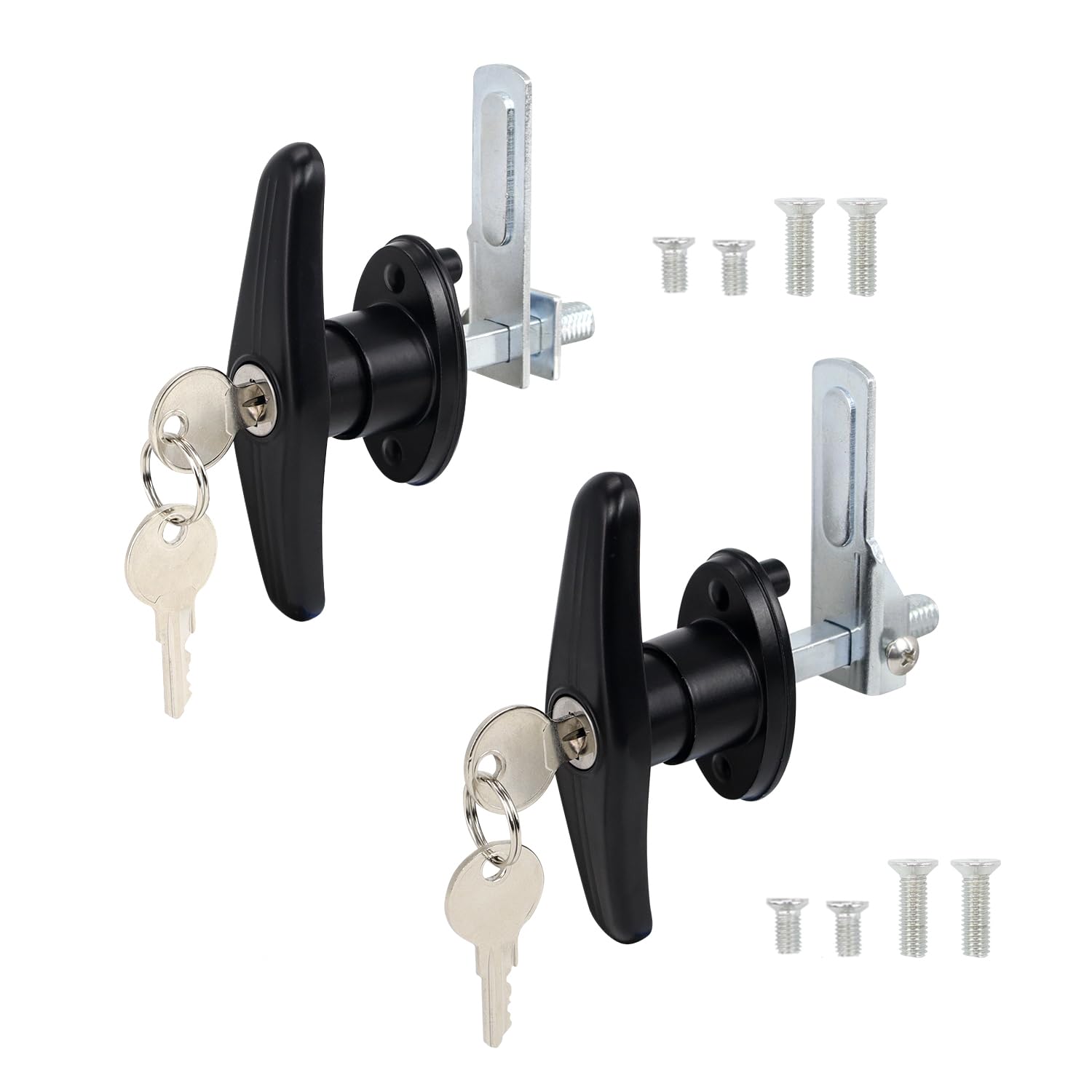 QZATTCAEN Truck Cap Locking T-Handle, Matching Set T-Handles Lock ...
