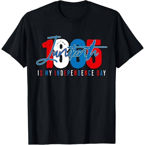Amazon.com: Juneteenth Is My Independence Day Since 1865 Red White