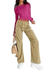 Abardsion Women's Long Sleeve Shirts Spring 2025