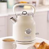Charles Bentley Kettle And Toaster Set Cream Chrome 4 Slice 360 Base view 3