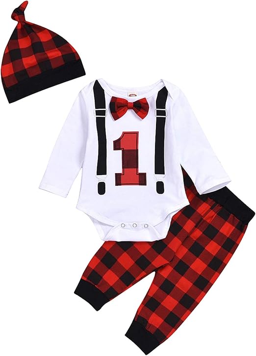 baby boy buffalo plaid pants