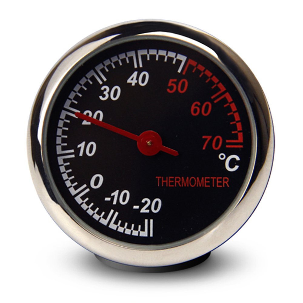 Luminous Thermometer ANKI Table Classic Car Dashboard Small Round
