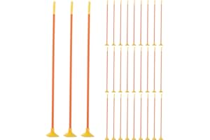 HEMOTON 40PCS Replacement Suction Cup Arrows - Kids Archery Toy Replacement Arrows with Rubber Tip for Outdoor Indoor Sports