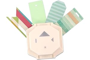 Corner Cutter, Hole Puncher, 4 in 1 Tag Punch for Paper Crafts, Paper Cutter,with Oval Hole/Fish Eye Hole/Dovetail/Bevelled A