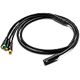 1T4 Cable Ebike Wiring Harness for BAFANG BBS01B BBS02B BBS HD Mid Drive Motor, Waterproof Cable Connect with Display Brake Thumb Throttle Electric Bicycle Conversion Kits Accessories