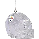 FOCO NFL Pittsburgh Steelers Clear Helmet Ornament – Officially Licensed Holiday Decoration