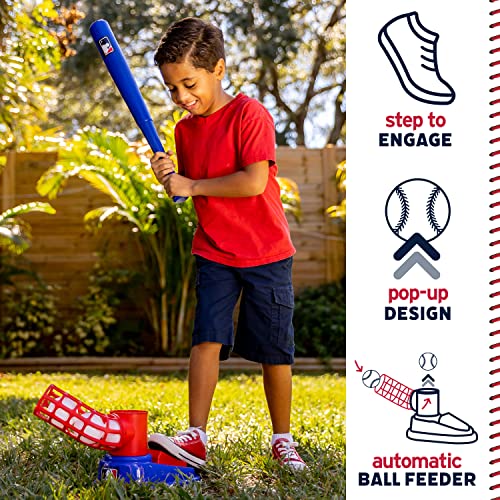 Franklin Sports Kids Baseball Pitching Machine Pop A Pitch Baseball