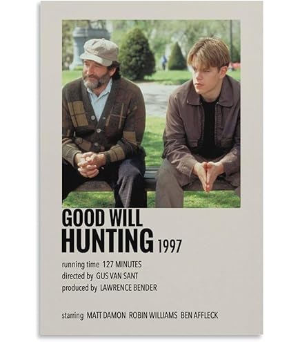 HUEAEHAHE Good Will Hunting poster kamer decoratieve canvas HUEAEHAHE Good Will Hunting poster kamer decoratieve canvas