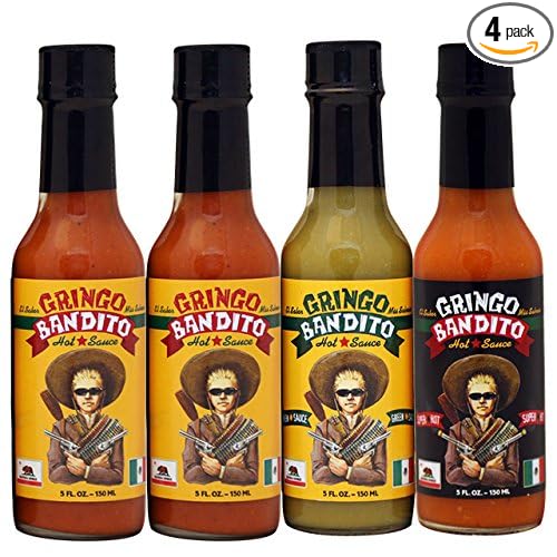Amazoncom  Gringo Bandito OG Hot Sauce Variety Pack 5 oz 4