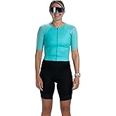 Zoot Women’s Core Tri Aero FZ Racesuit, Short Sleeve Moisture-Wicking Triathlon Suit, Plush Chamois & Race Day Storage