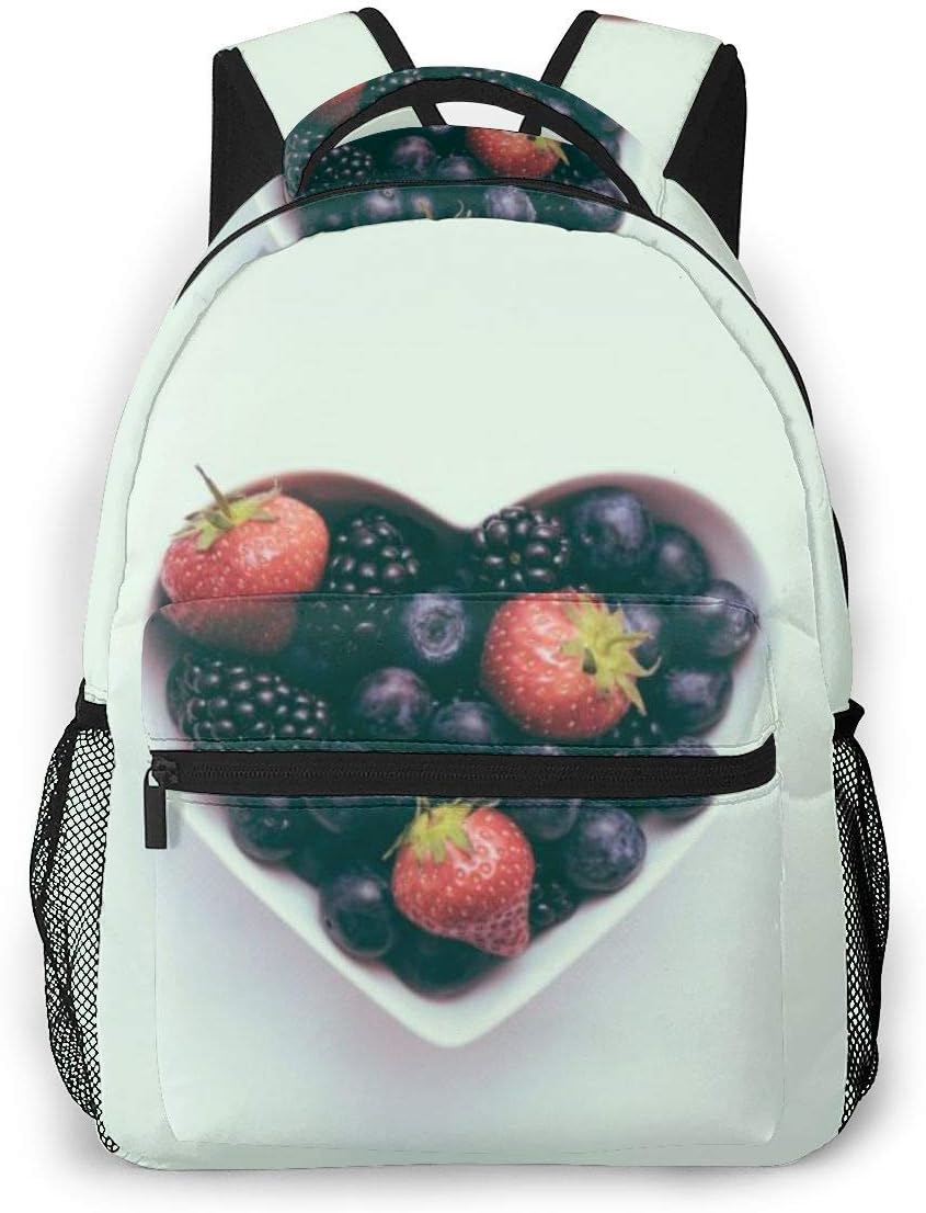 backpack with strawberries