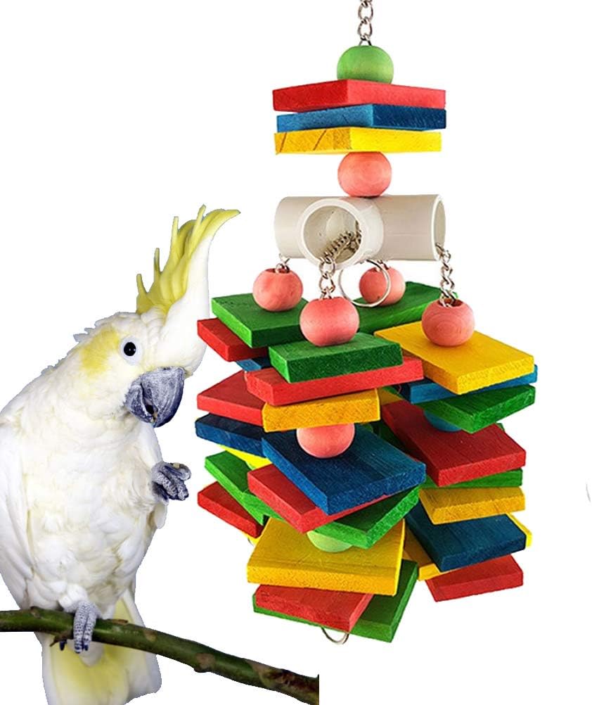 Mrli Pet Parrot Chew Toy for Cockatoo Budgies Parakeet Cockatiel Conure Lovebirds