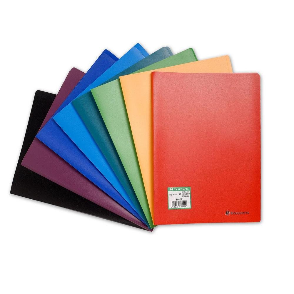 Exacompta Presentation Display Book A4 50 Pockets Ref:8550E, Assorted