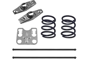 JOIQEXJ 1.3 Ratio Stamped Steel Rocker Arms Kit with Pushrod and 26 Lb Spring for Honda GX160 GX200 for Predator 212 non-hemi 196cc 208cc for Clones 196cc 208cc for coleman for lifan Go Kart Parts
