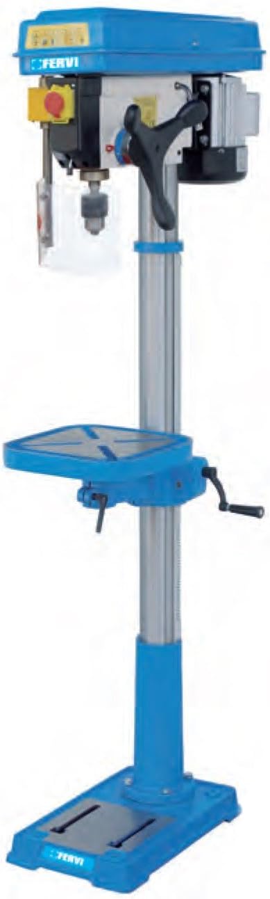 Column Drill with Strap 750W Transmission fervi Art. 0752